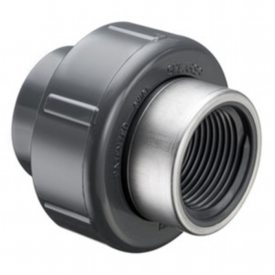 Union Socket Exploded Spears 8099-010SR 1 in Union Fitting Socket x FSRT Gray PVC EPDM ...