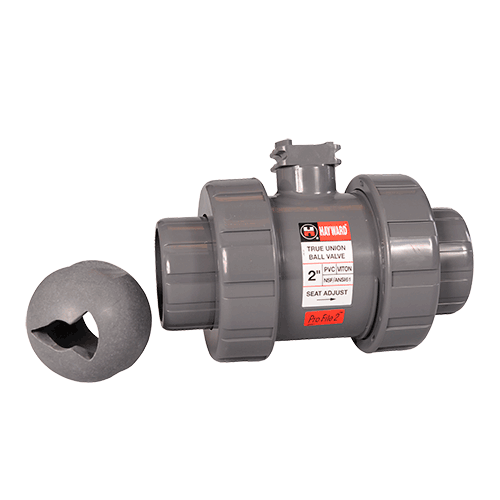 Hayward HCCV Series Actuator Ready Ball Valve with 1" PVC CV Series